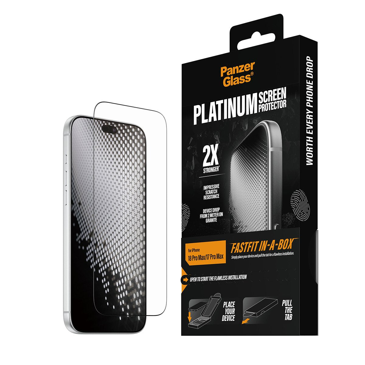 Panzerglass Platinum Screen Protector Iphone 18 Pro Max/ 17 Pro Max