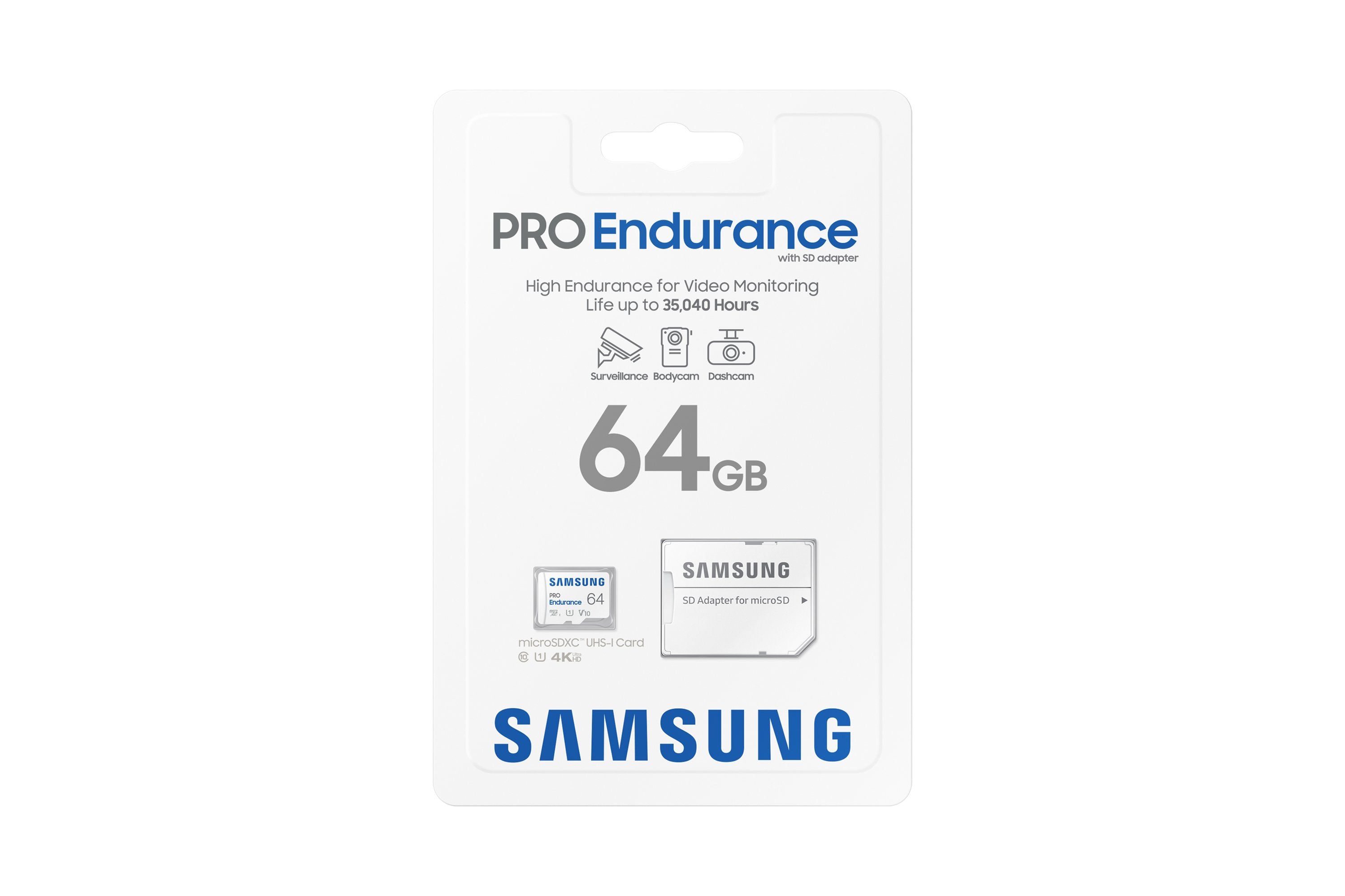 Samsung Pro Endurance 64 Gb Microsdxc (2022), Class10 Mb-Mj64ka/Eu