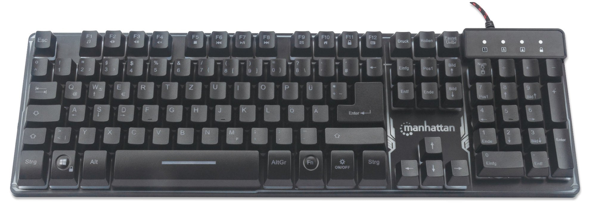 EAN 0766623178457 - Manhattan 178457 teclado Juego USB QWERTY Español Negro imagen 13