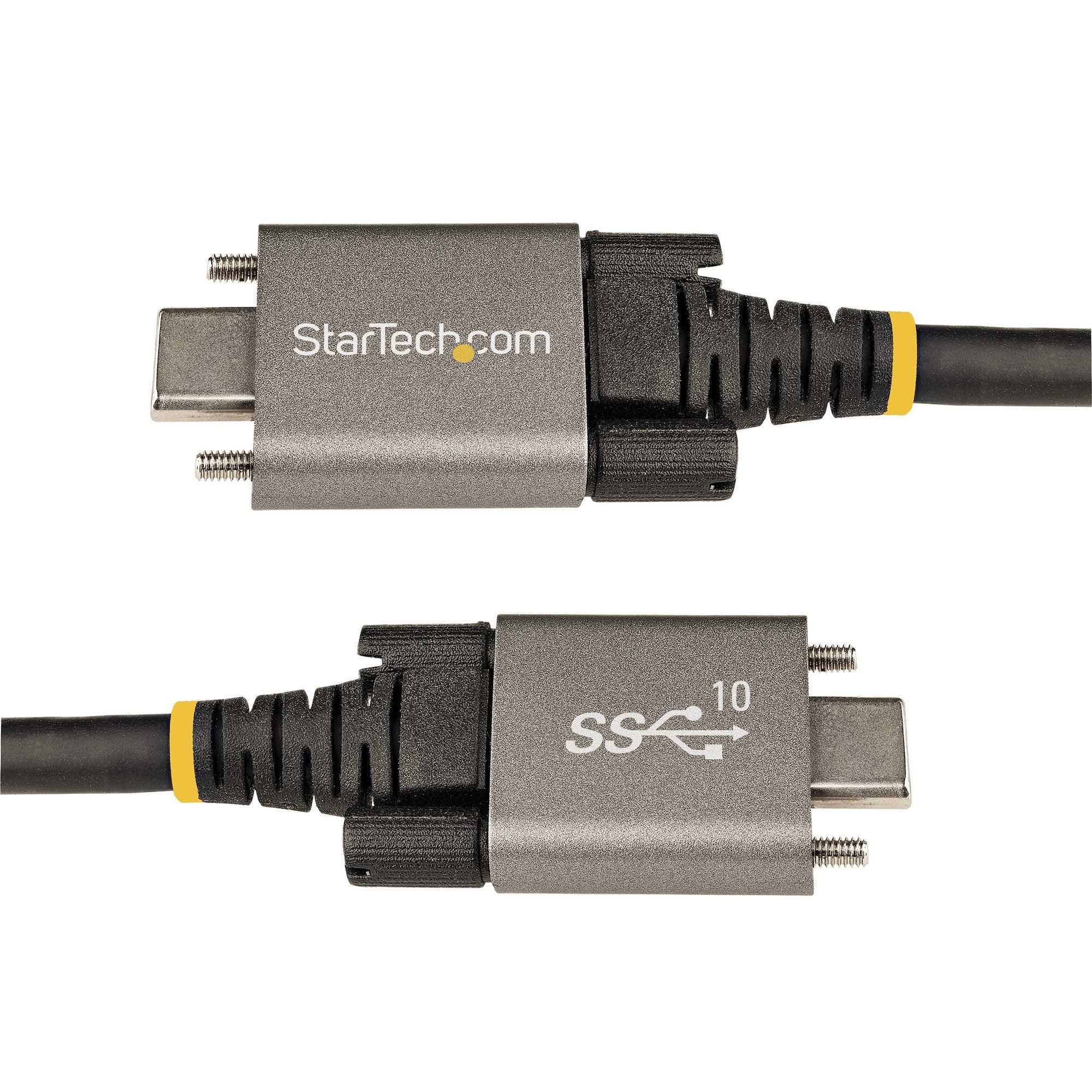 EAN 0065030892957 - StarTech.com USB31CCSLKV50CM cable USB USB 3.2 Gen 2 (3.1 Gen 2) 0,5 m USB C Gris, Negro imagen 4