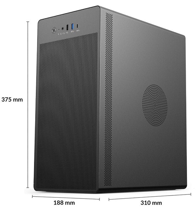 Caja Semitorre Atx M100 Negro Coolbox