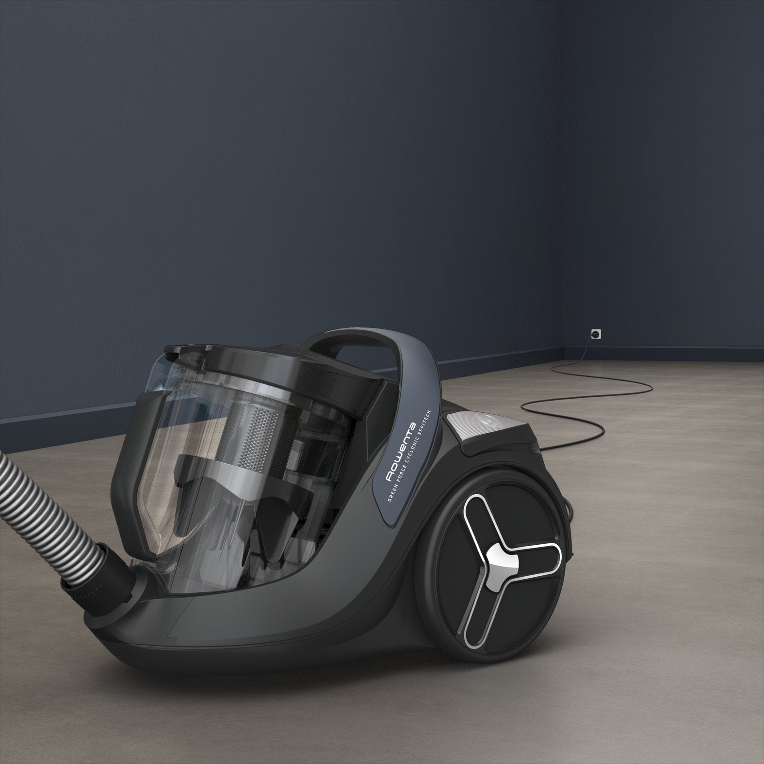 Aspiradora Rowenta Green Force Cyclonic Effitech Ro7c36 Negro/Gris Ro7c36