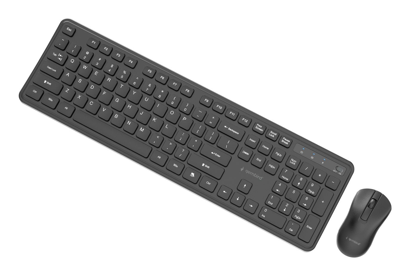 Gembird Slim Pro Business Wireless Desktop Set Negro Us Layout