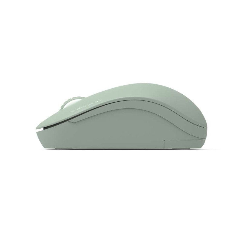 Port Connect Wireless Collection Mouse, Usb-A A Usb-C Dongle, 2.4ghz, 1600dpi, Olive