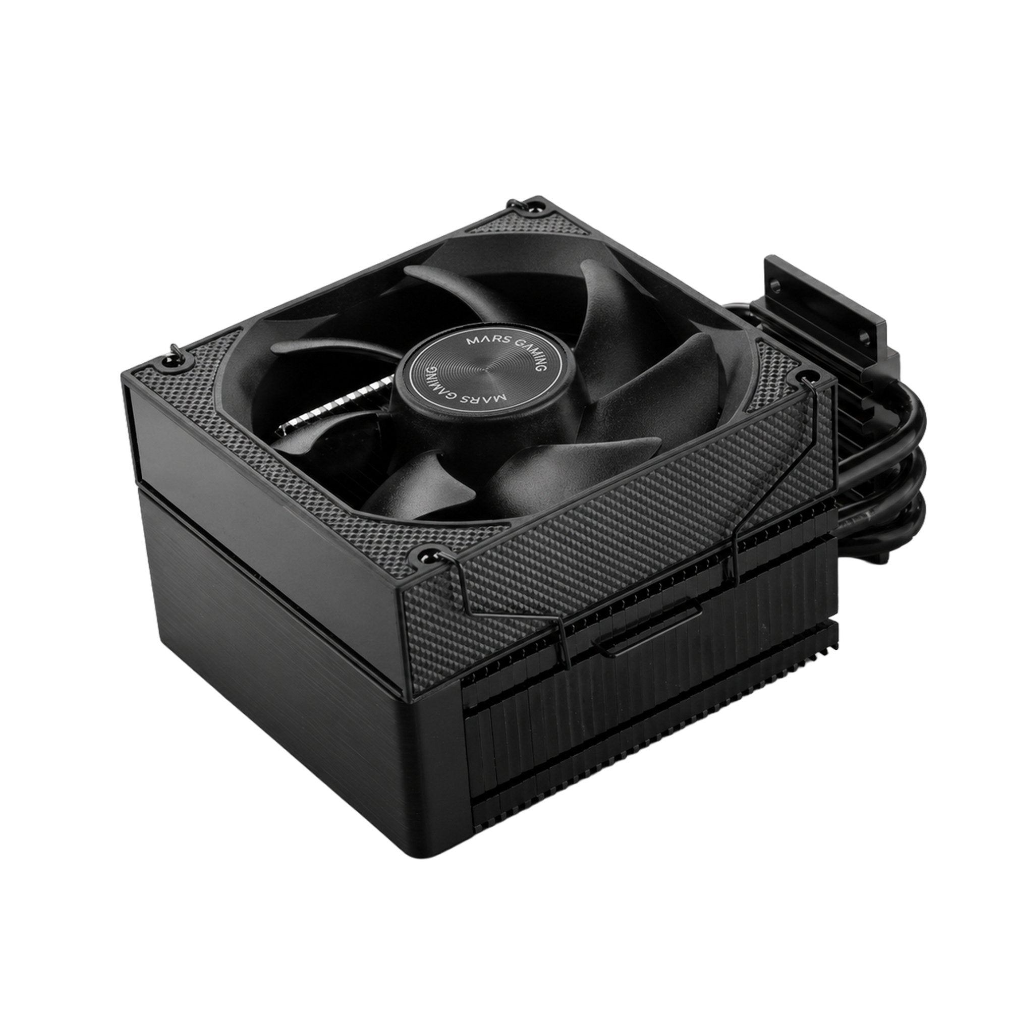 Ventilador Con Disipador De Cpu Mars Gaming Mcpu-Xpro Tdp 190w 3 Heatpipes Torre Pwm Fdb Negro