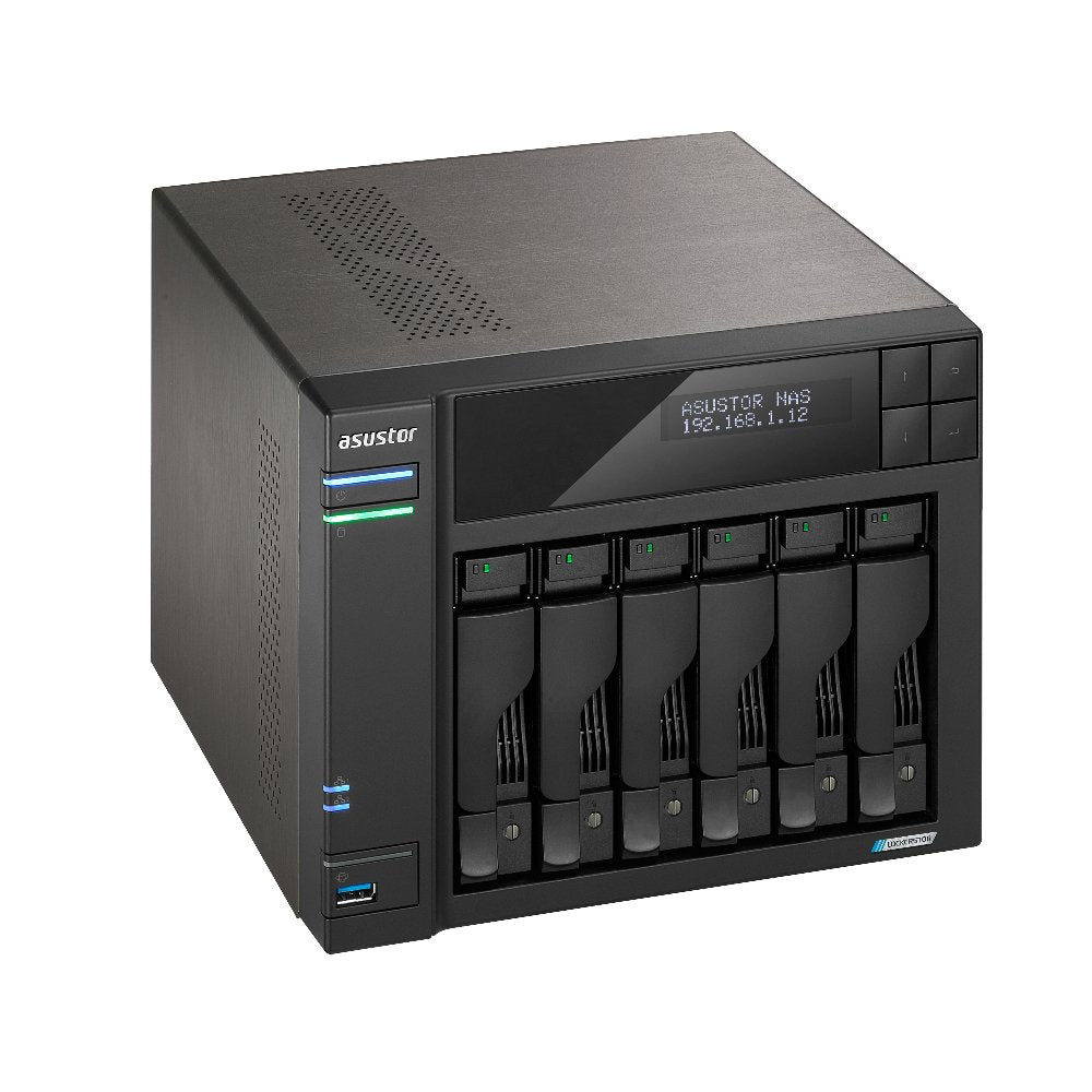 Servidor Nas Asustor Lockerstor As6706t 6 Bahias 3.5