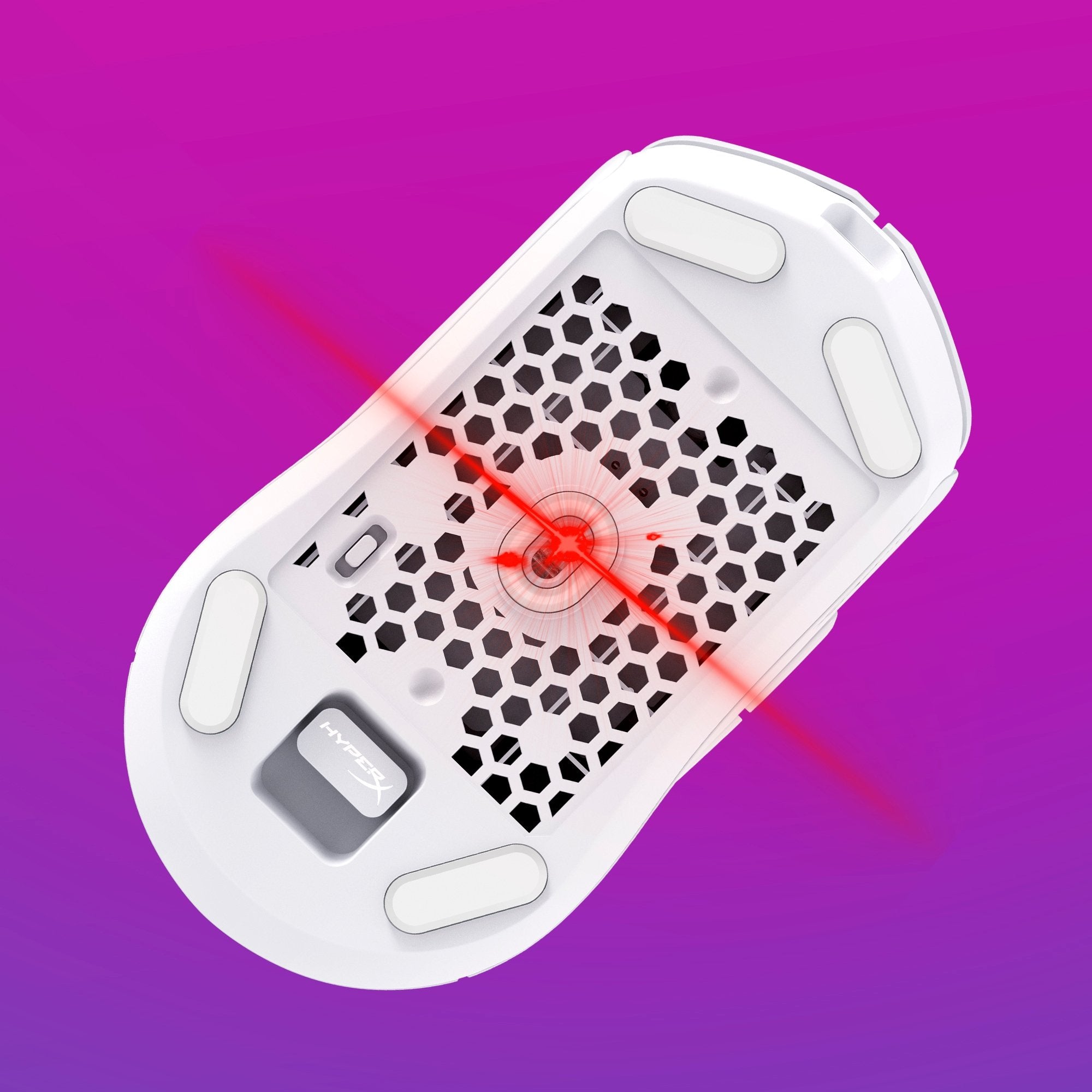 EAN 0196786272547 - HyperX Pulsefire Haste 2 Wireless White Gaming Mouse ratón Juego Ambidextro RF Wireless + Bluetooth 26000 imagen 4