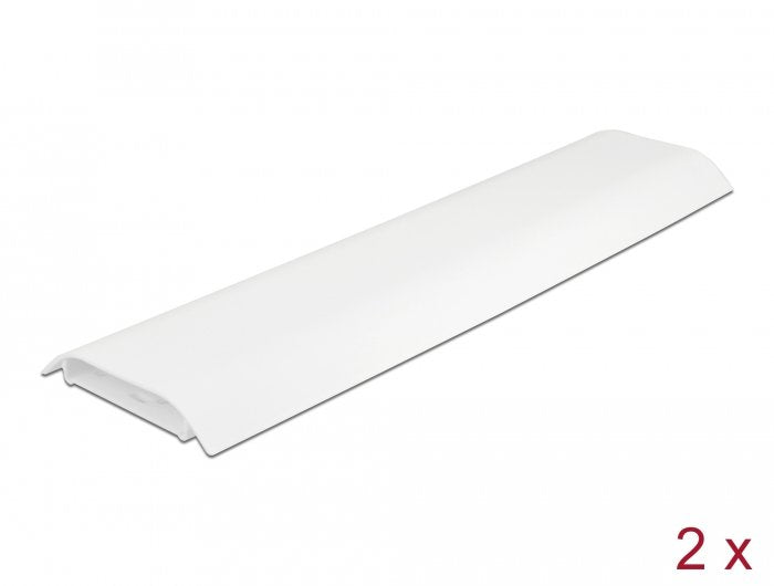 Delock Cablekanal Selbstklebend Mit Cablebefestigung 85 X 10 Mm - Länge 300 Mm 2 Stück Weiss