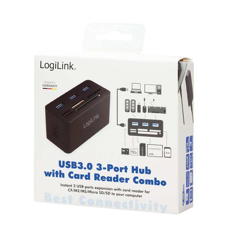 EAN 4052792048698 - LogiLink CR0042 base para portátil y replicador de puertos Alámbrico USB 3.2 Gen 1 (3.1 Gen 1) Type-A Neg imagen 5