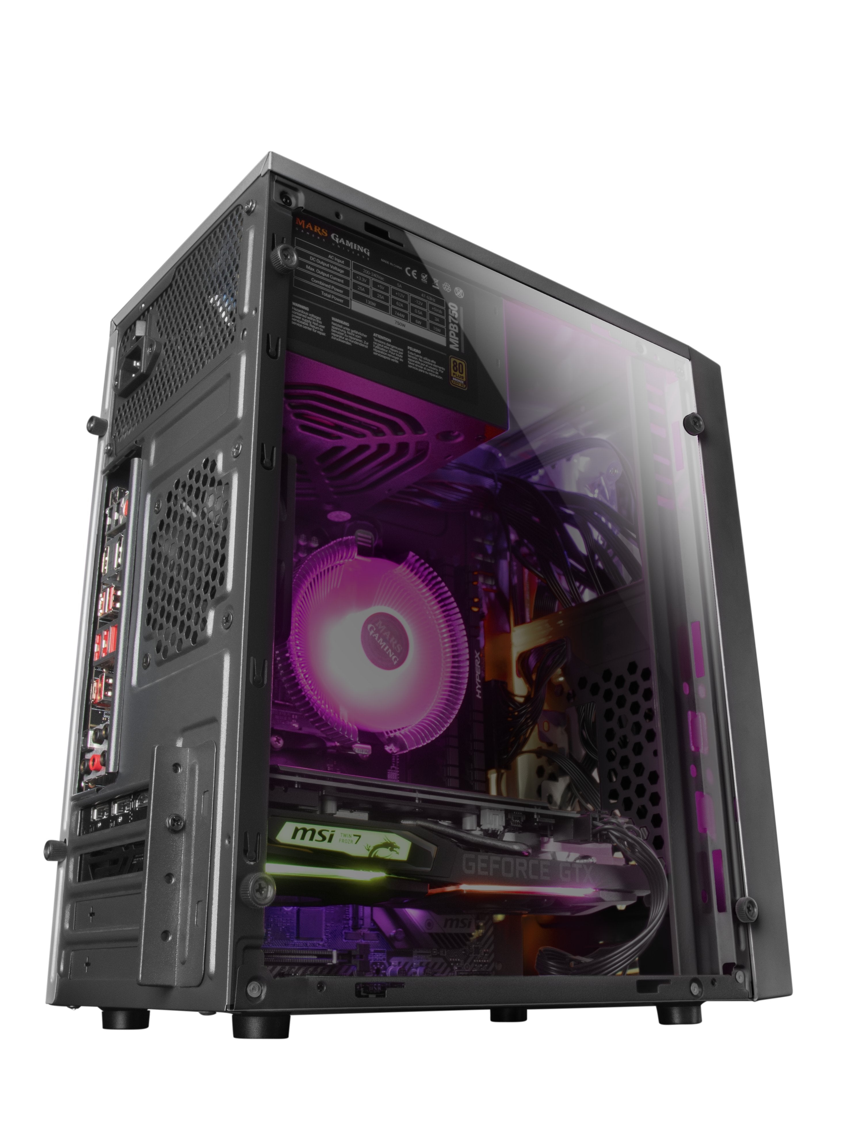 EAN 4710562754995 - Mars Gaming MCM carcasa de ordenador Mini Tower Negro imagen 4
