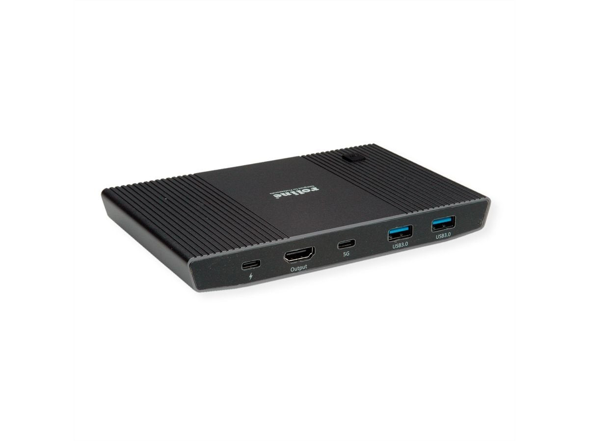 Roline Kvm Switch, Hdmi 4k, Usb, 1 User - 2 Mobilgerte