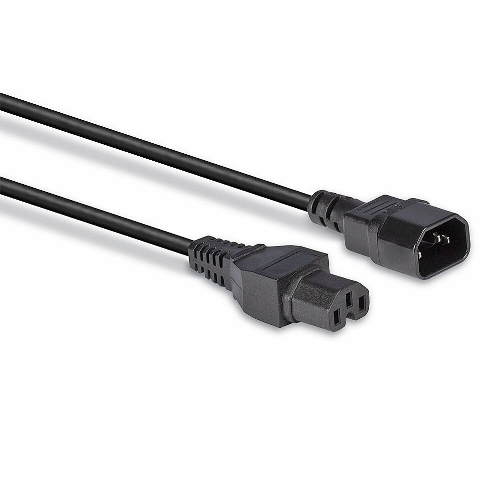 Lindy 30314 Cable De Alimentacion 2m C14 Acoplador C15 Acoplador Negro