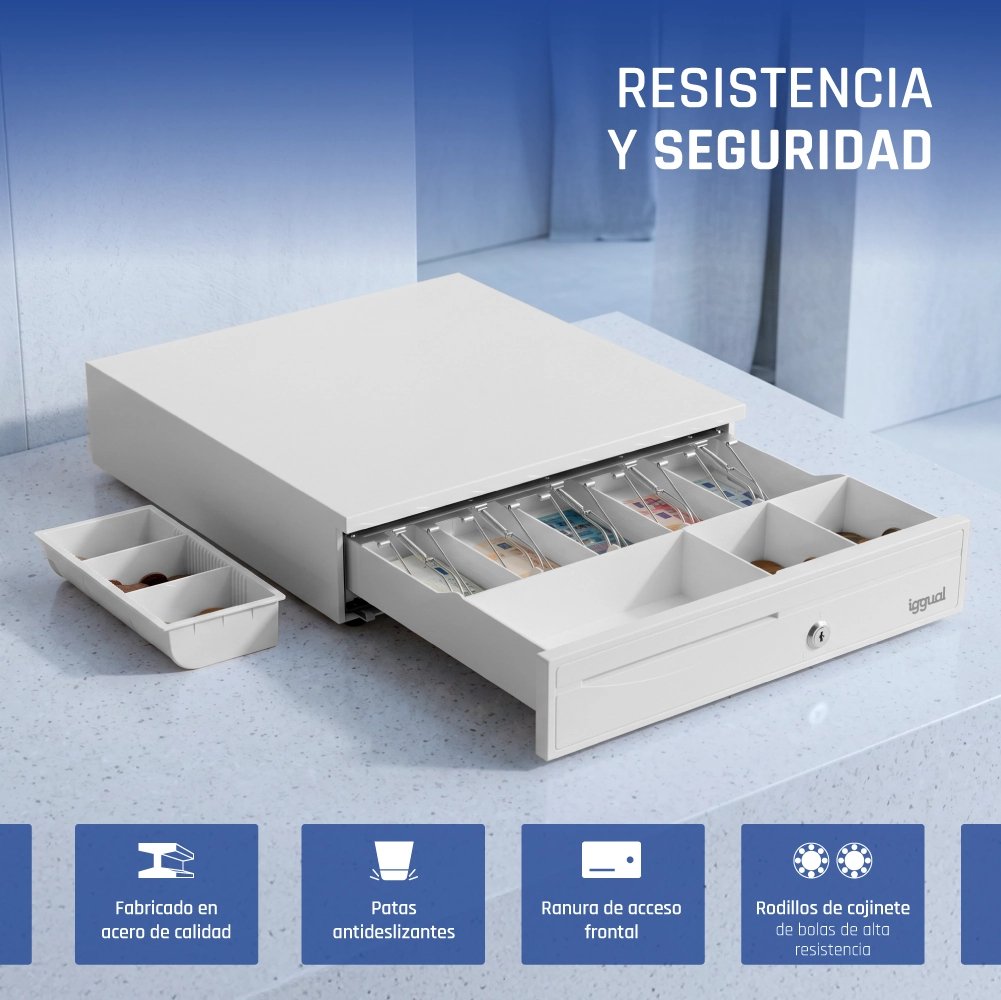 EAN 8435364318782 - iggual IRON-30PW Cajón de efectivo electrónico imagen 6