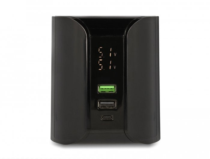 Delock Usb Und Cableloses Cargador 1 X Usb Type-C Pd + 2 X Usb Typ-A Mit 58 W