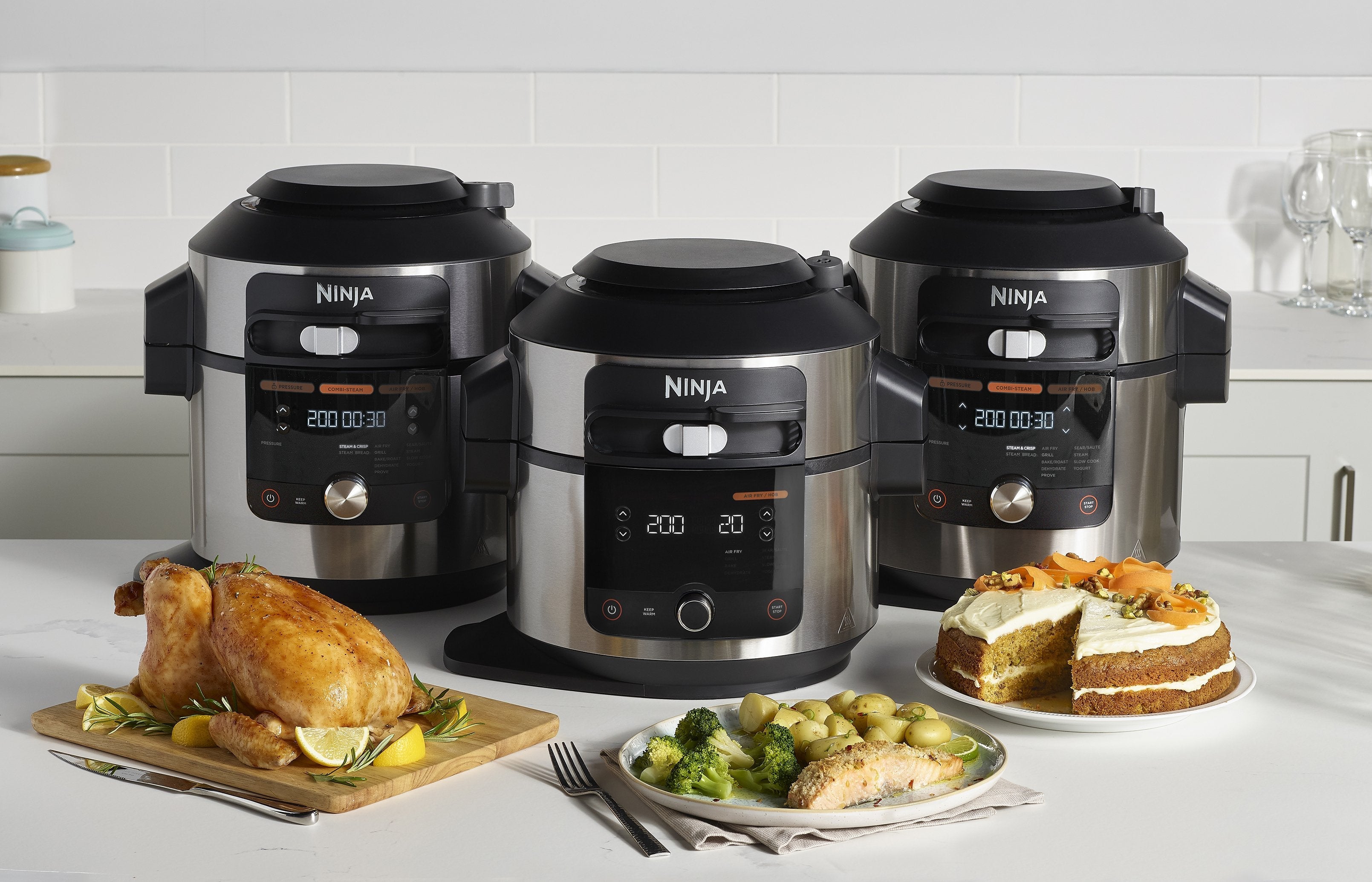 EAN 0622356249959 - Ninja OL550EU olla multi-cocción 6 L 1460 W Negro, Acero inoxidable imagen 9