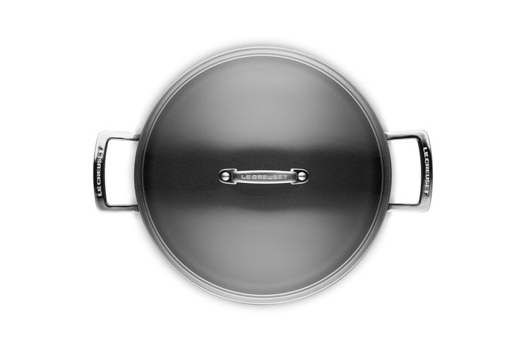 Le Creuset Toughened Non-Stick Nonstick Sauteuse Con Glass Lid 28cm (51113280010500)