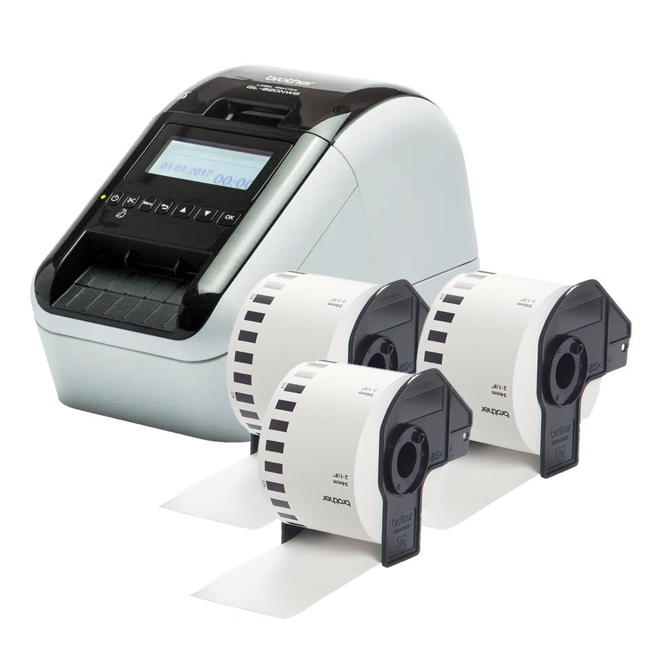 EAN 4977766827171 - Brother QL-820NWBCVM impresora de etiquetas Térmica directa Color 300 x 600 DPI 176 mm/s Inalámbrico y al imagen 2