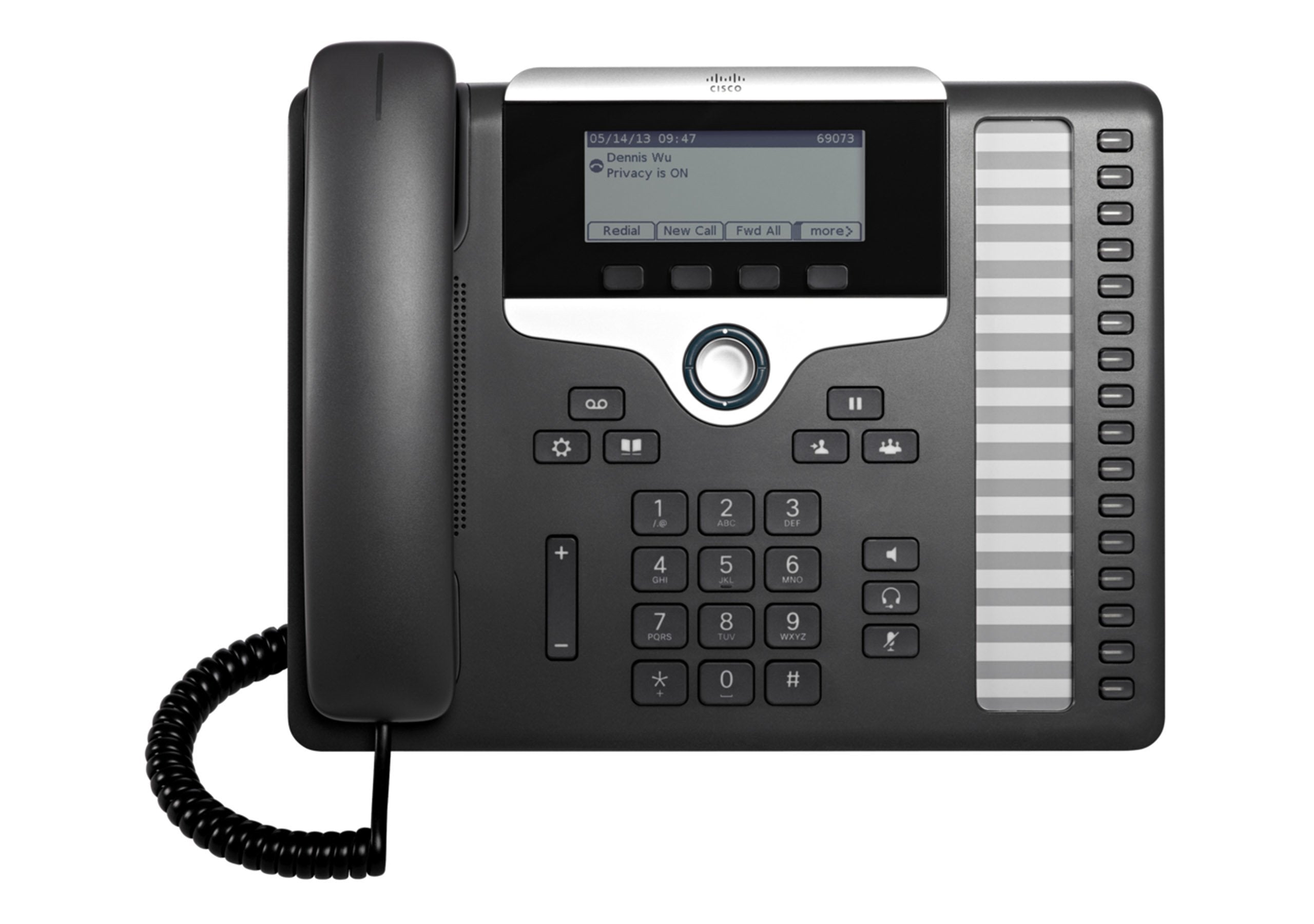 EAN 0882658621857 - Cisco 7861 teléfono IP Negro, Plata 16 líneas LCD imagen 2