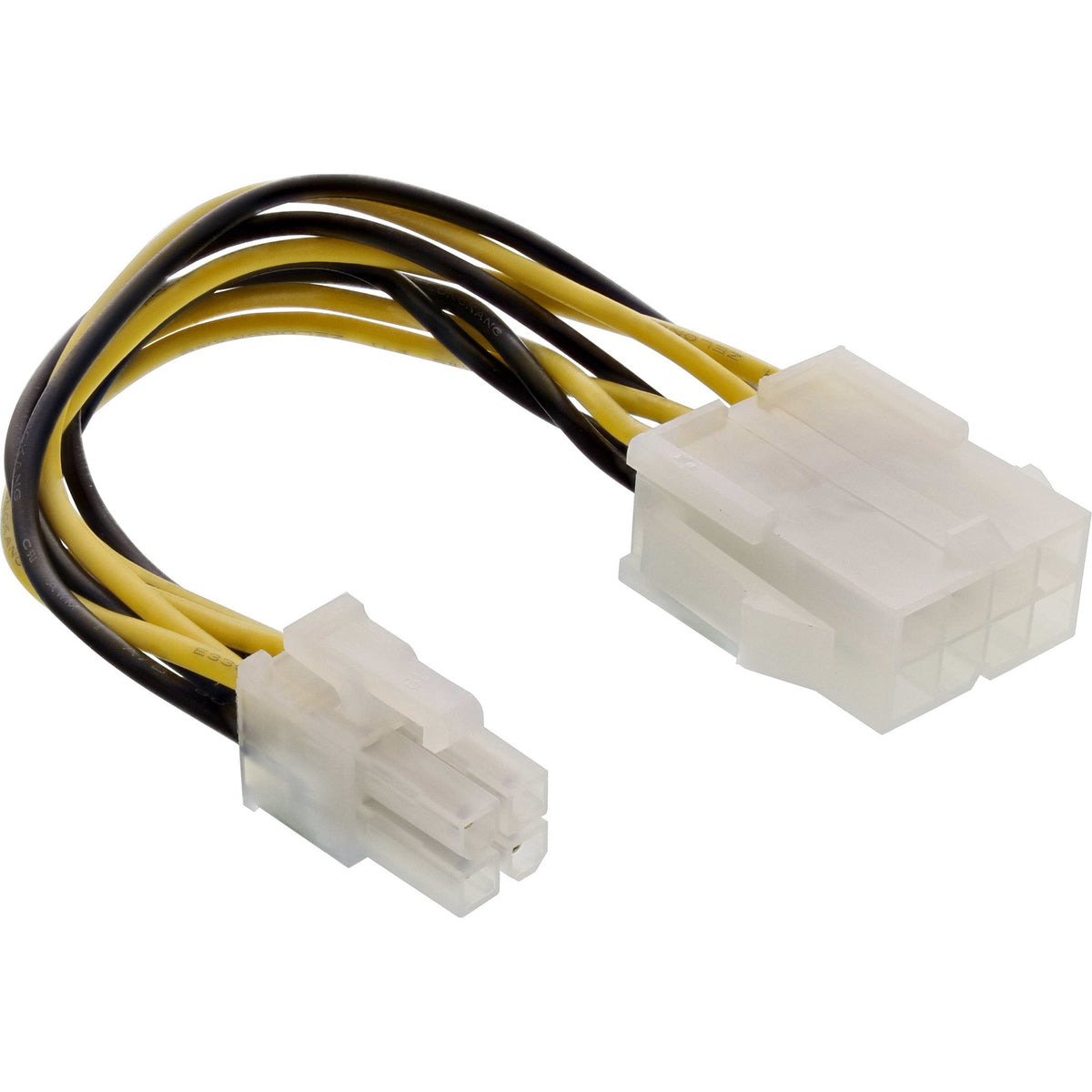 Adaptador De Corriente De Placa Base Inline Atx 2.0 / Eps 8 Pines A 12v Atx1.3 4 Pines 15cm