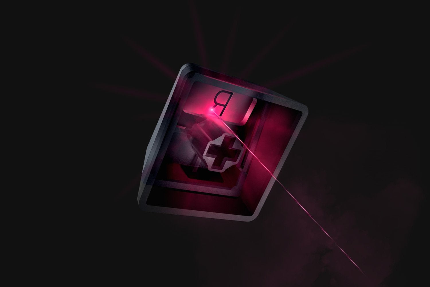 Keyboard Acc Razer Phantom Keycap Black De