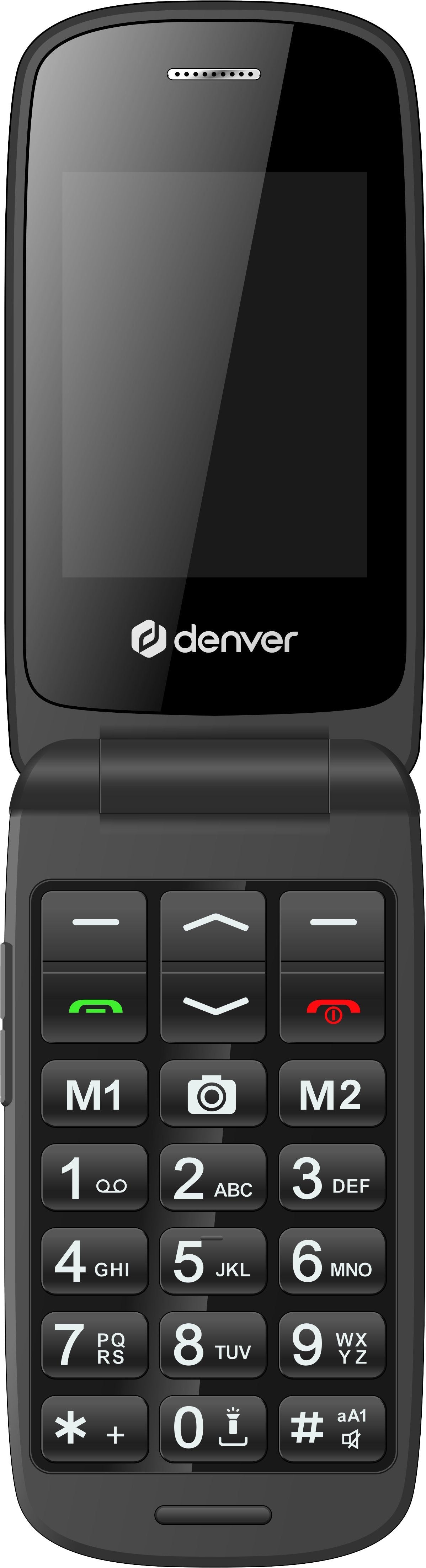 Teléfono Denver Bas-24600l 4g 2,4 Negro