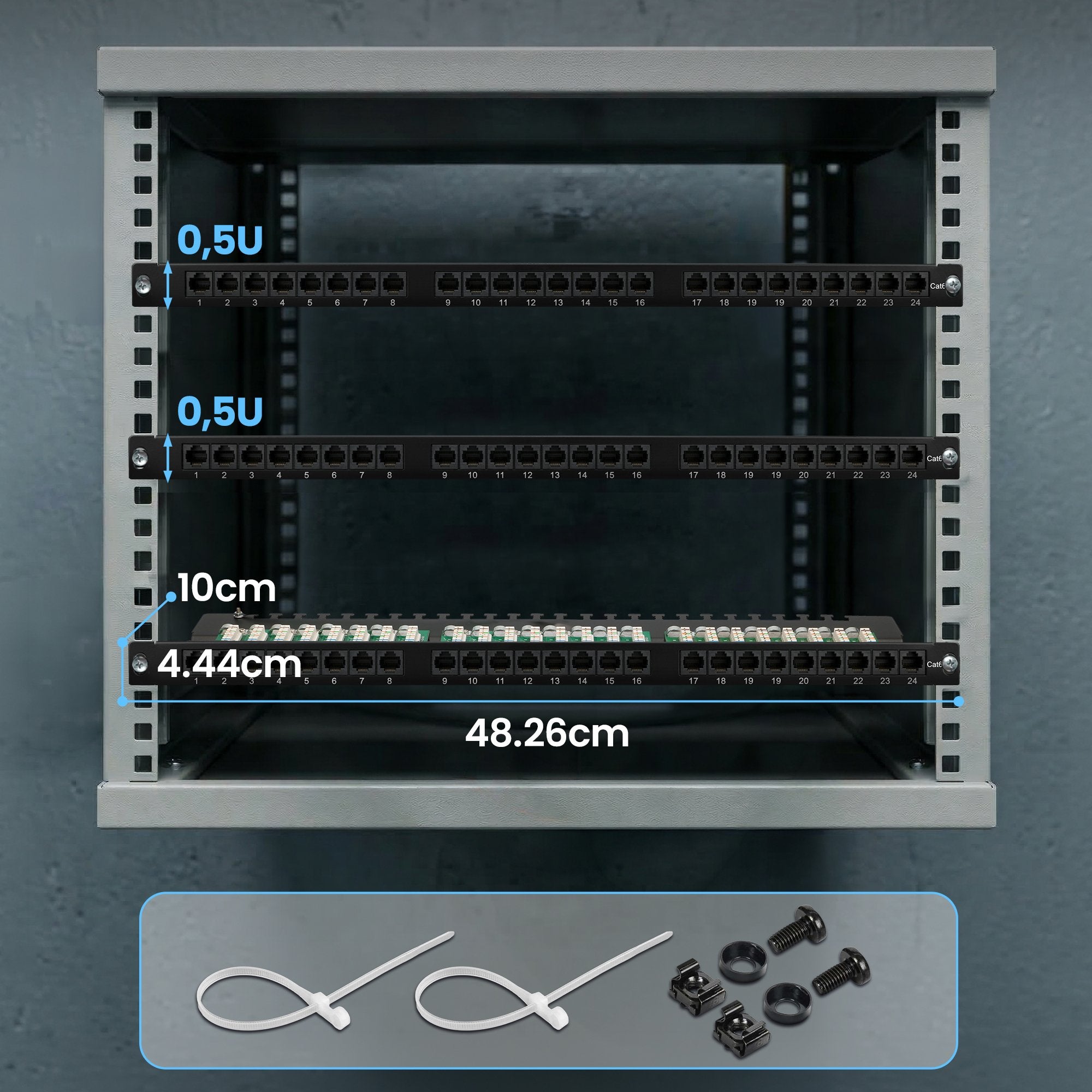 EAN 5902560369663 - Extralink EX.9663 panel de parcheo 0.5U imagen 9