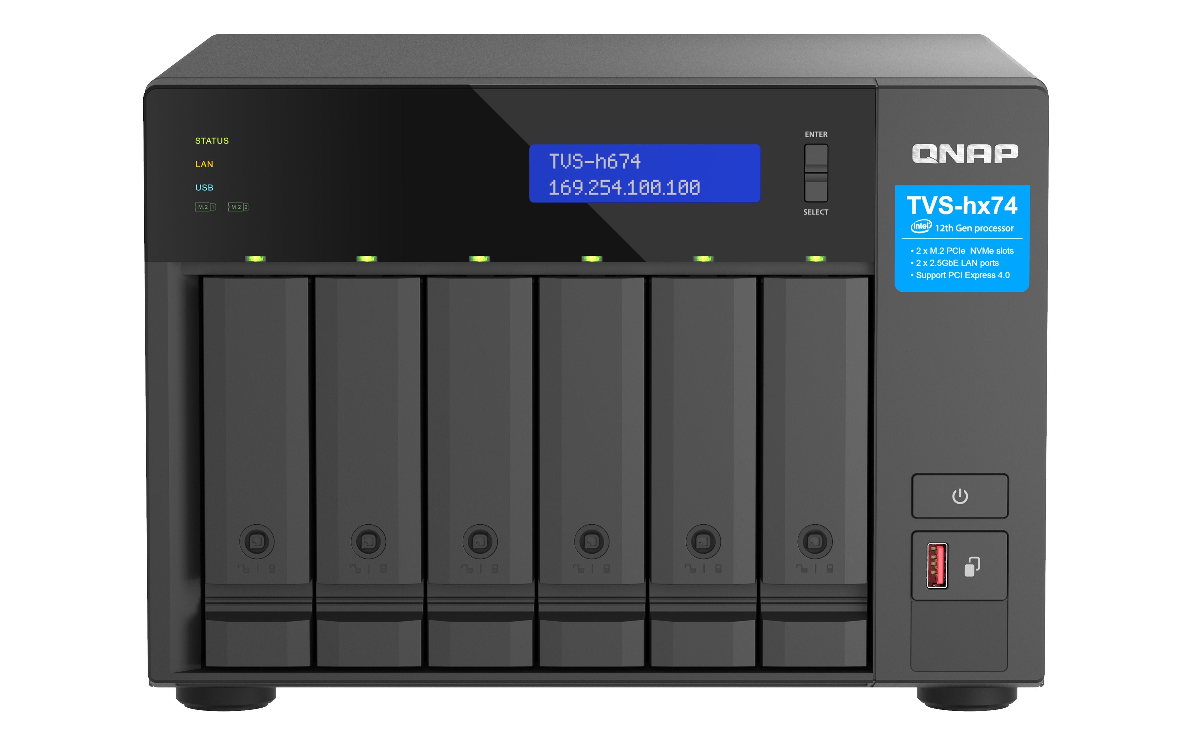 EAN 4711103082348 - QNAP TVS-H674T-I5-32G servidor de almacenamiento NAS Torre Intel® Core™ i5 i5-12400 32 GB DDR4 Unidad de imagen 1