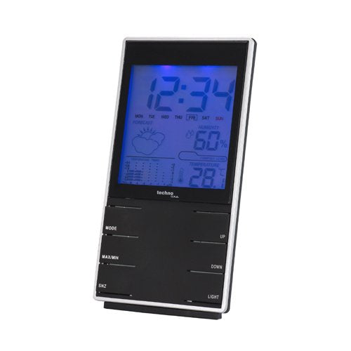 Technoline Ws 9120 Estación Meteorológica Digital Negro, Plata