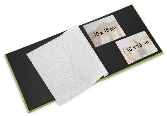 Hama Fine Art Spiral Grey 28x24 50 Black Pages 94879