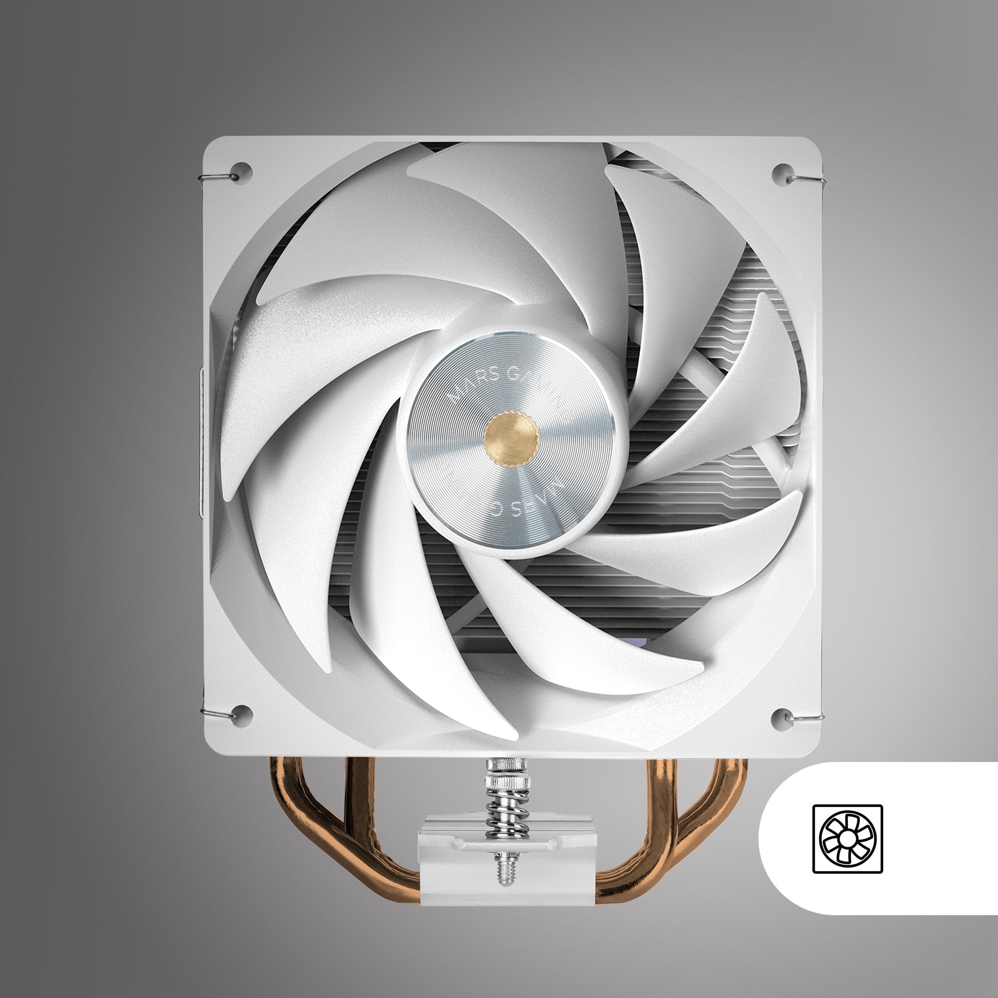 Ventilador Con Disipador Mars Gaming Mcpu-X4 12cm Blanco