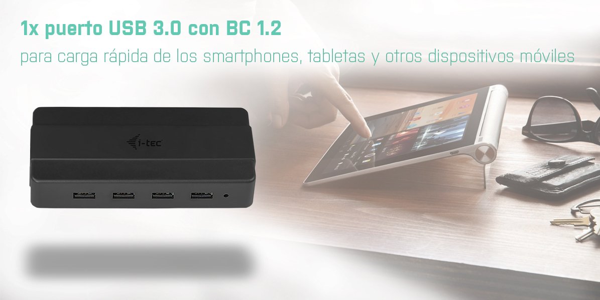 EAN 8595611701573 - i-tec U3HUB445 hub de interfaz USB 3.2 Gen 1 (3.1 Gen 1) Type-B 5000 Mbit/s Negro imagen 9