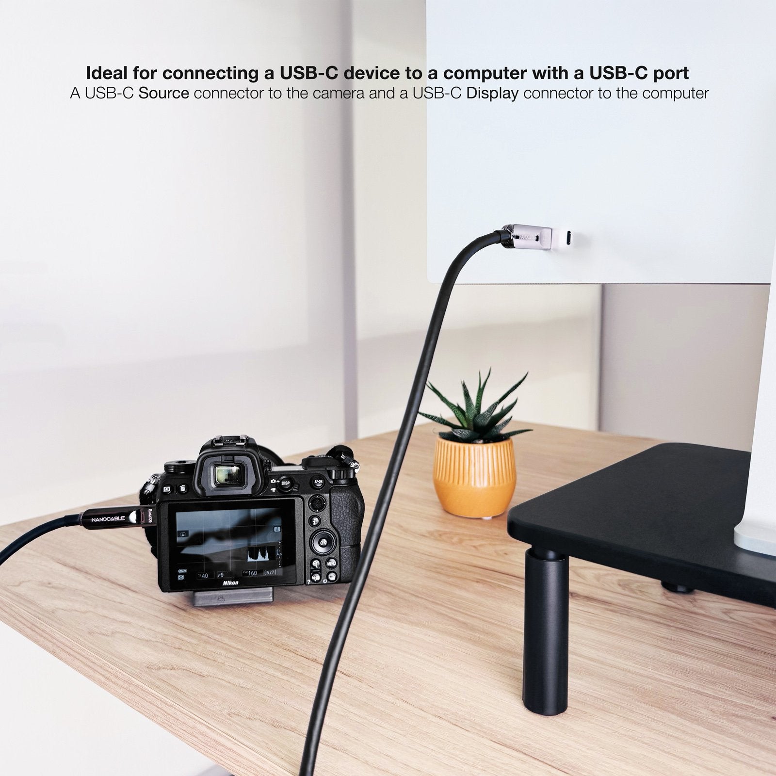 Cable Usb 3.2 Tipo-C Aoc Nanocable 10.01.4605 Usb Tipo-C Macho Usb Tipo-C Macho Hasta 60w 10gbps 5m Negro
