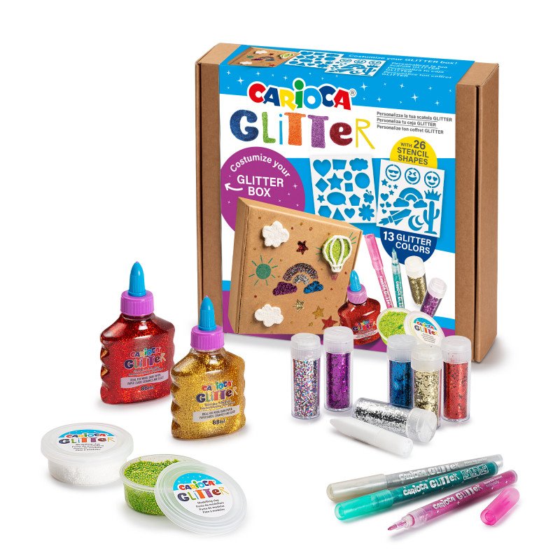 EAN 8003511421915 - Carioca 42191 brillo Juego de purpurina imagen 2