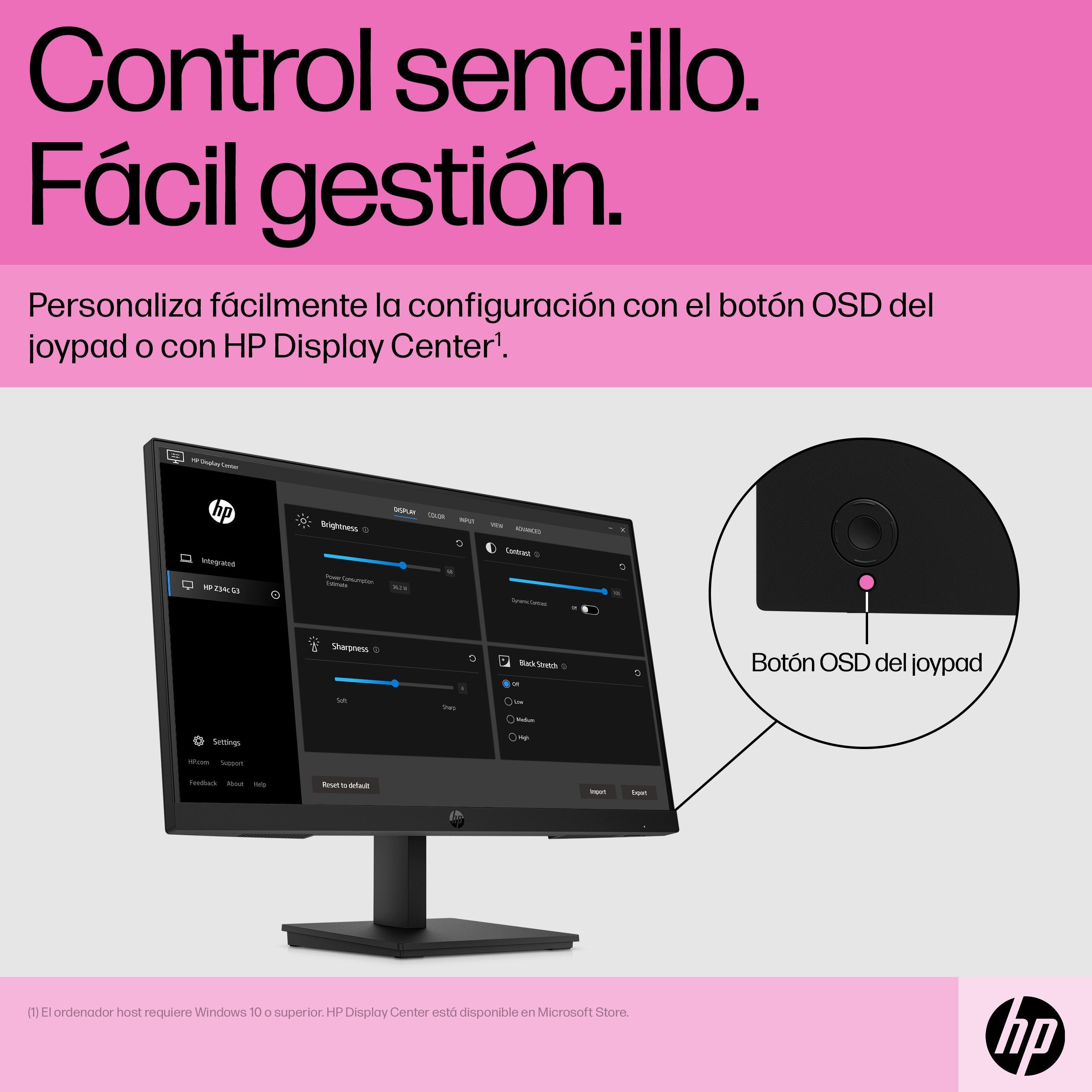 EAN 0196548138609 - HP P22 G5 FHD Monitor pantalla para PC 54,6 cm (21.5") 1920 x 1080 Pixeles Full HD LCD Negro imagen 12