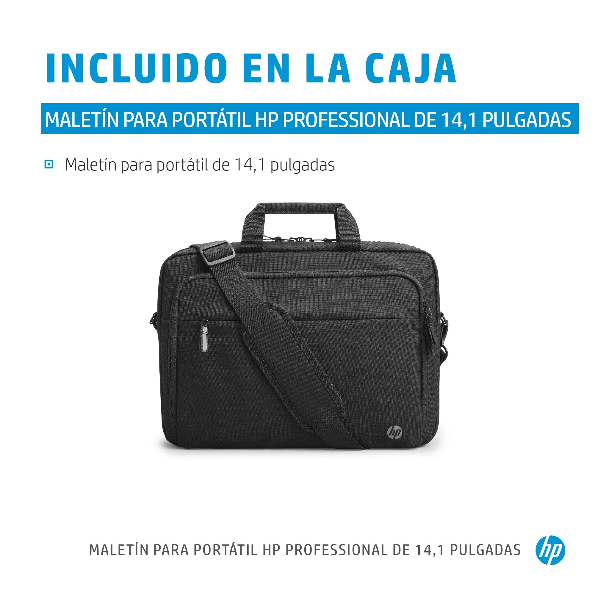 EAN 0196188587966 - HP Professional 14.1 Laptop Bag 35,8 cm (14.1") Bandolera Negro imagen 3