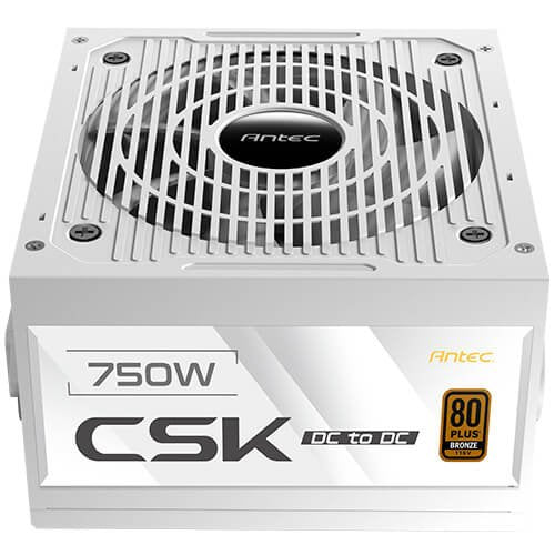 Fuente Alimentacion 750w 80+ Bronze Csk Dc Blanco Antec Plus Bronze / Ventilador 120 Mm / No Modular