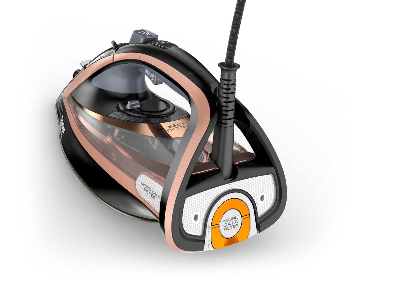 EAN 3121040069271 - Tefal Ultimate Pure FV9845 Plancha vapor-seco Suela Durilium Autoclean 3100 W Negro, Cobre imagen 10