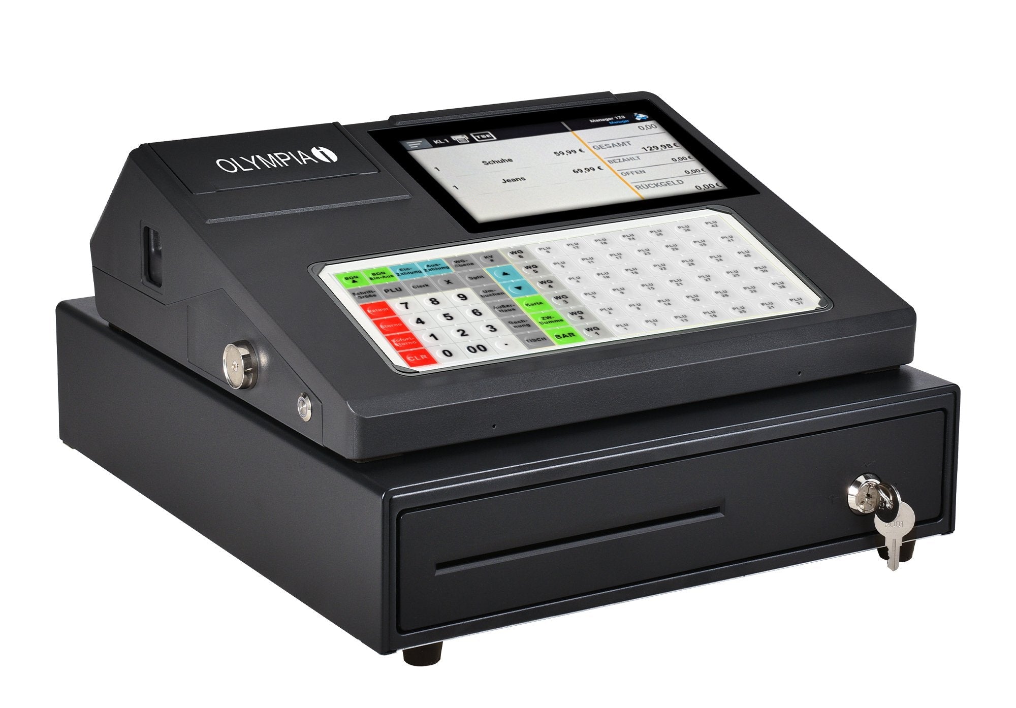 Caja Regimradora Olympia K200 Plus Con Impresora Nota Nota