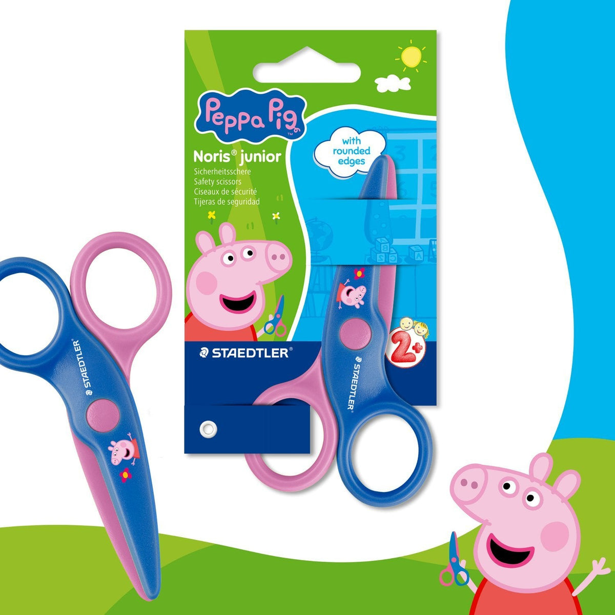 Staedtler Tijeras Nj Peppa Kartonkarte