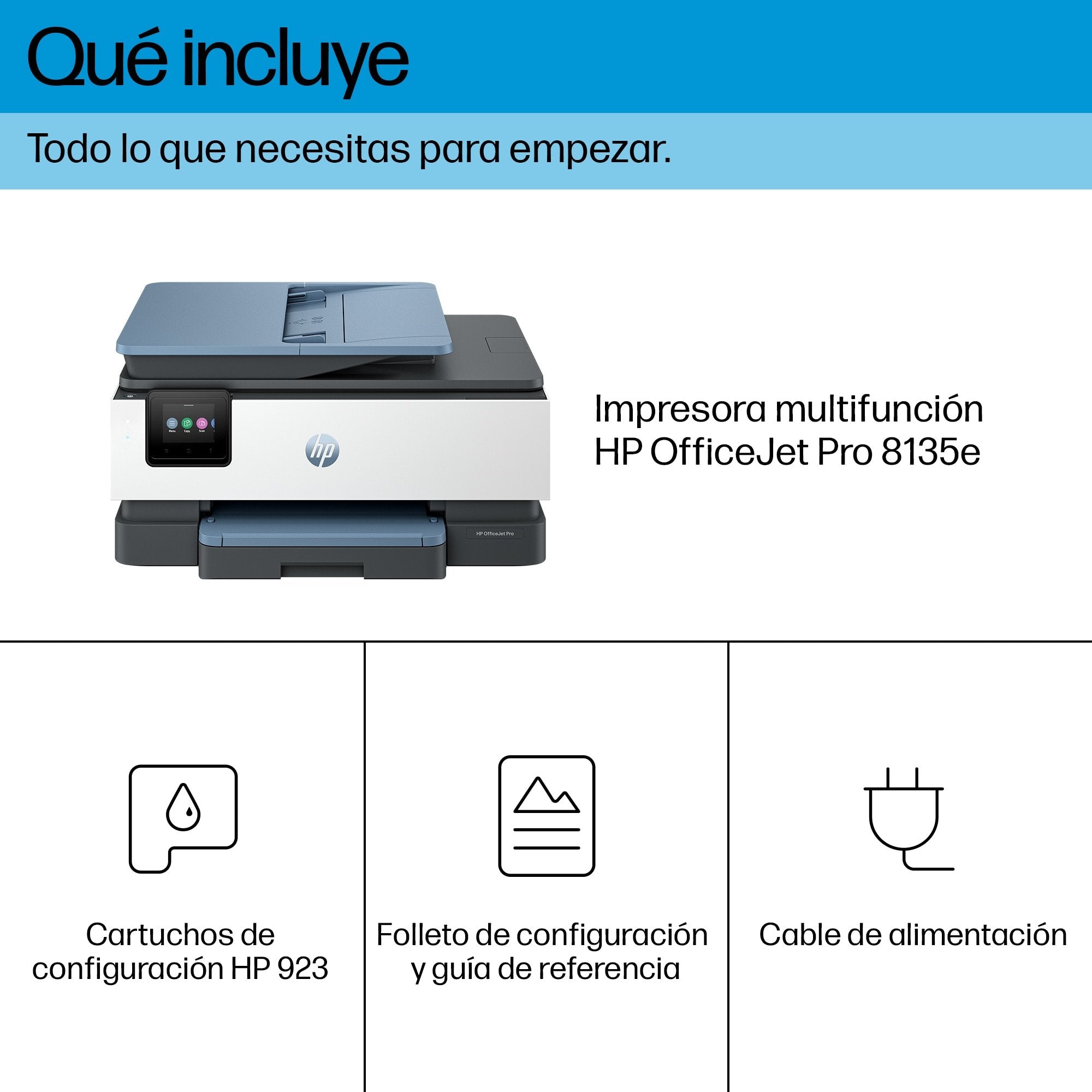 EAN 0197029469267 - HP OfficeJet Pro 8135e All-in-One Prntr Inyección de tinta térmica A4 4800 x 1200 DPI 20 ppm Wifi imagen 4