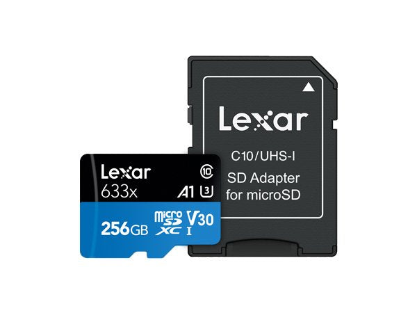 EAN 0843367119721 - Lexar 633x 256 GB MicroSDXC UHS-I Clase 10 imagen 3