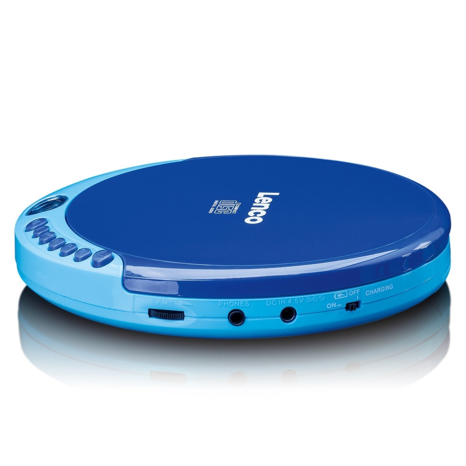 Lenco Cd-011 Reproductor De Cd Portátil Azul