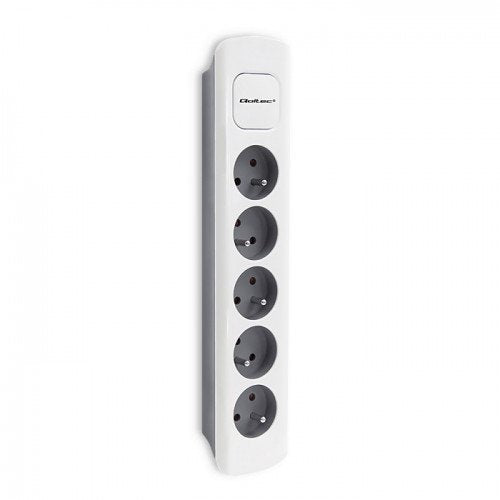 EAN 5901878502960 - Qoltec 50296 base múltiple 1,8 m 5 salidas AC Interior Gris, Blanco imagen 1