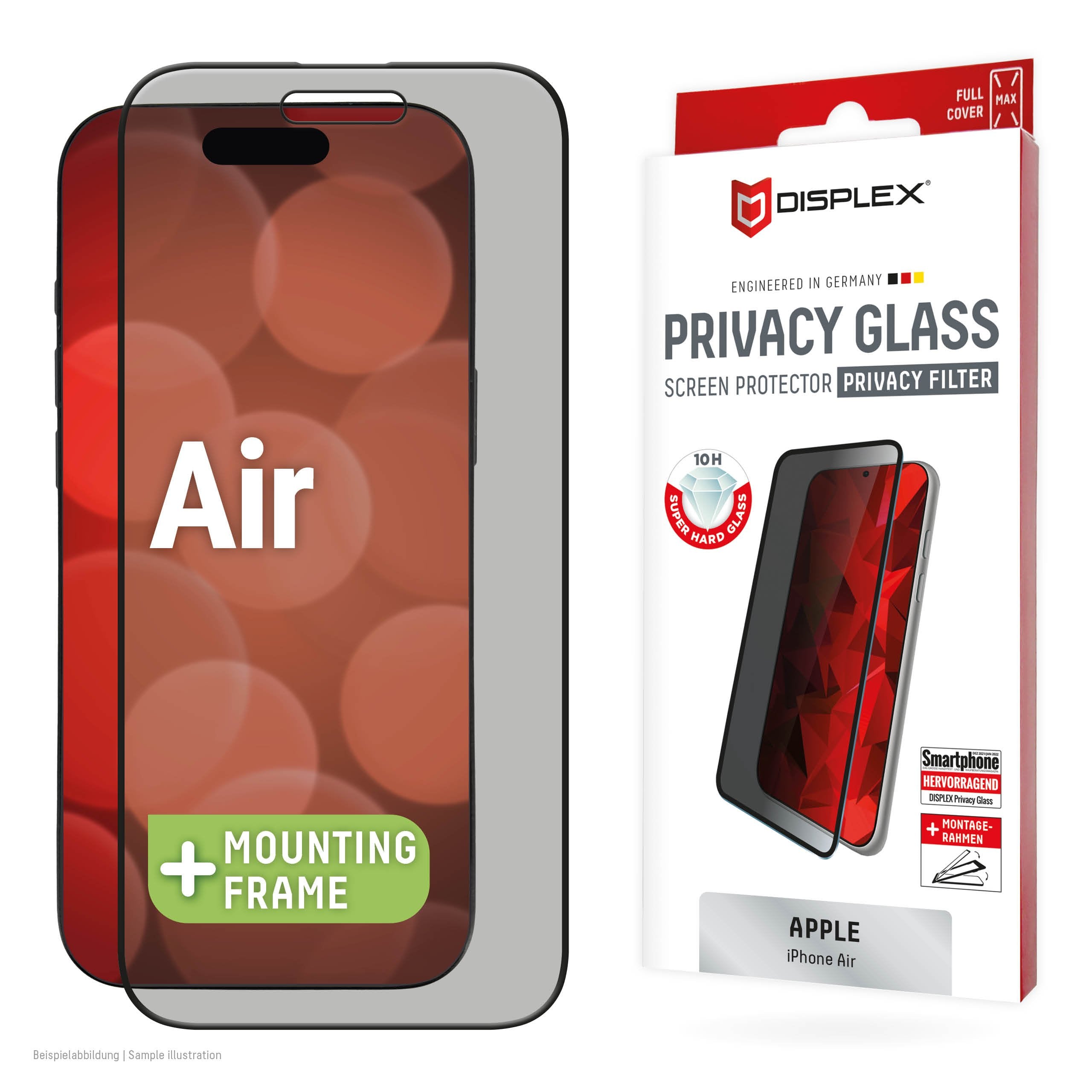 EAN 4028778126100 - Displex 02164 protector de pantalla o trasero para teléfono móvil Protector de pantalla para privacidad A imagen 1