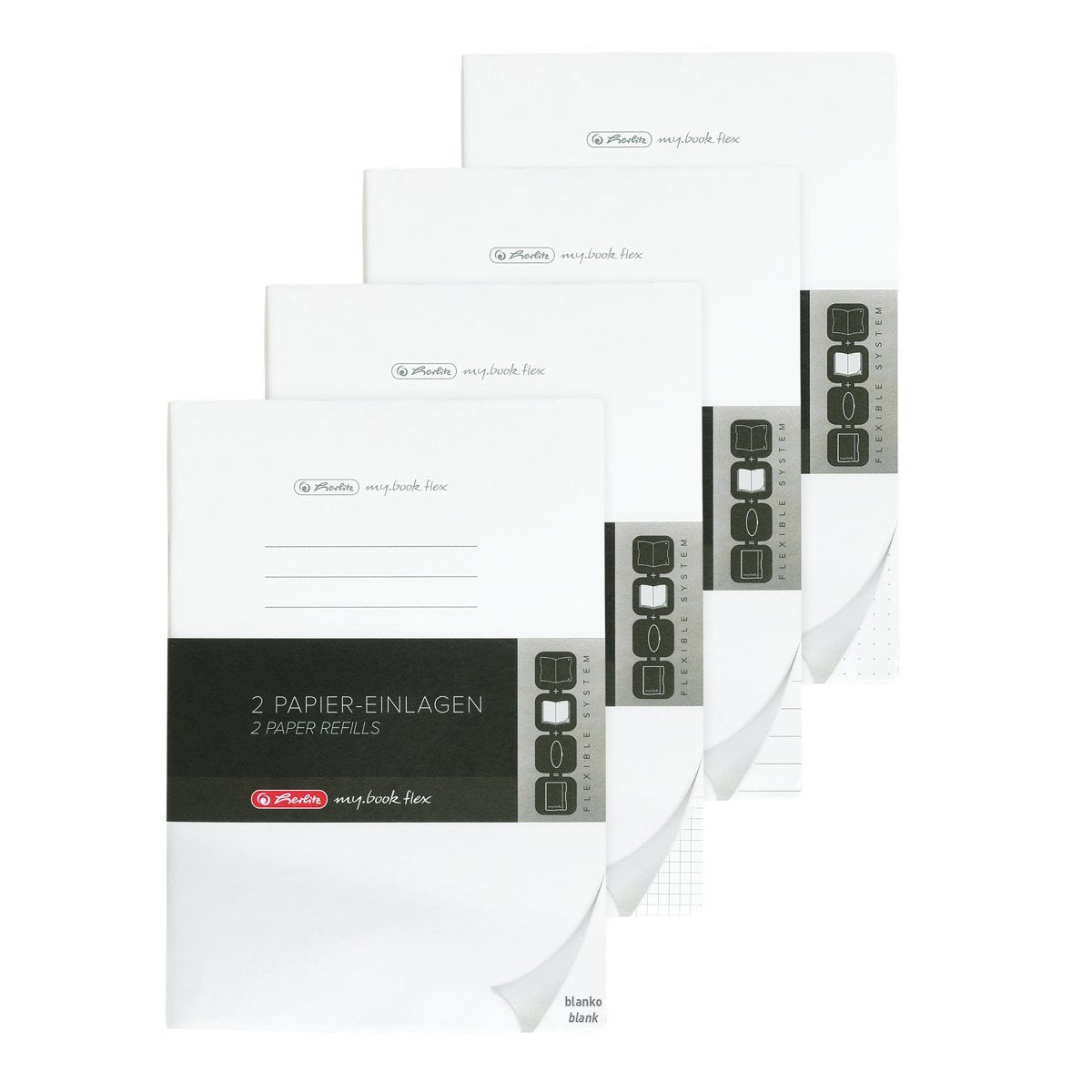 EAN 4008110262352 - Herlitz my.book cuaderno y block A4 40 hojas Negro, Blanco imagen 2