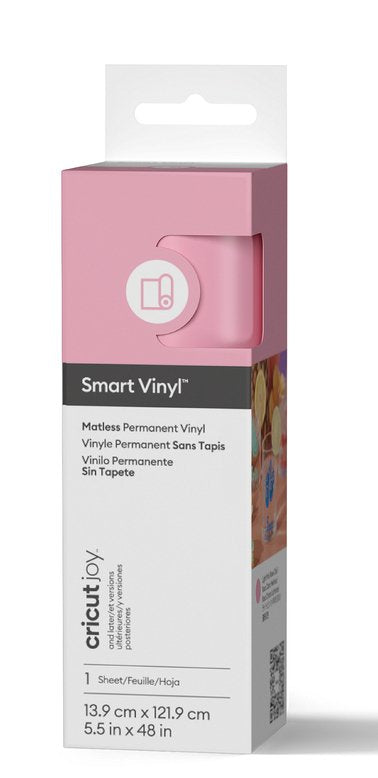 Cricut Smart Vinyl Permanent Joy 14x122cm 1 Sheet (Mat Light Pink)