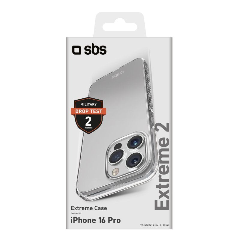 Sbs Extreme Funda X2 For Iphone 16 Pro, Transparente