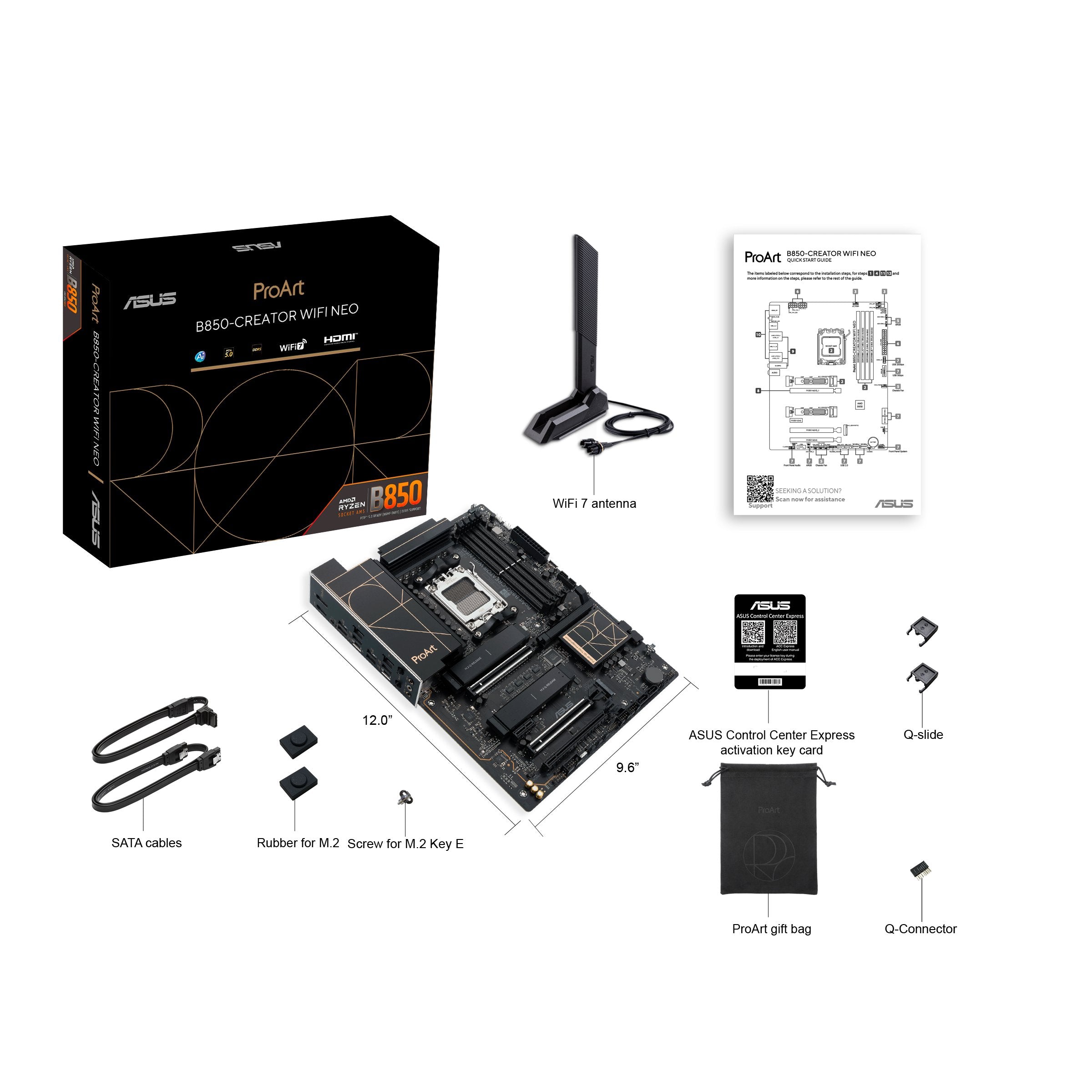 EAN 4711636504447 - ASUS PROART B850-CREATOR WIFI NEO AMD B850 Zócalo AM5 ATX imagen 4