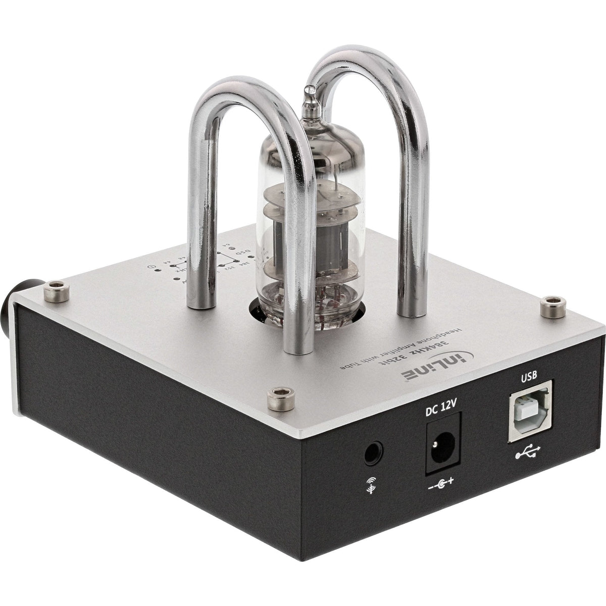 Inline Ampusb, Hi-Res Audio Hifi Dsd Usb Audio Dac, Amplificador De Tubo De Vacío Para Auriculares, 384 Khz/32 Bits