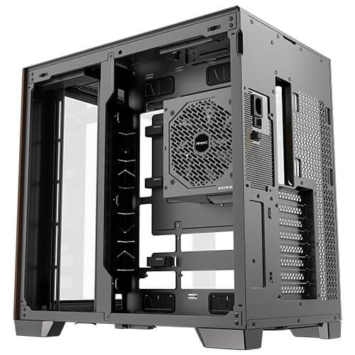 Caja Pc Antec C8 Curve Wood E-Atx Negro 2xvent 160 Mm 1x140mm 2xusb Sn Fuente